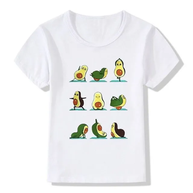 Tricou pentru copii cu avocado Rebecka detske-tricko-s-avokadem-o 7