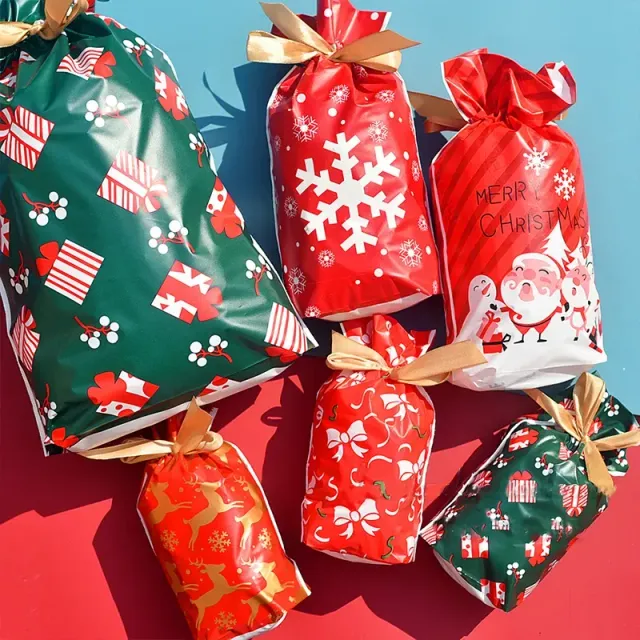 Vánoční dárkové pytlíčky na vánoční sladkosti nebo jiné drobné dárečky
