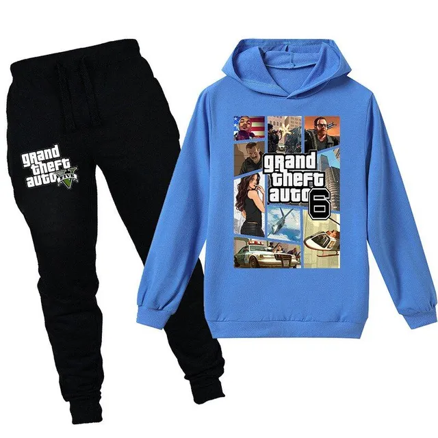 Kids tracksuit with GTA V print