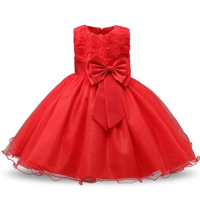 Robe de mariée pour fille avec grande jupe