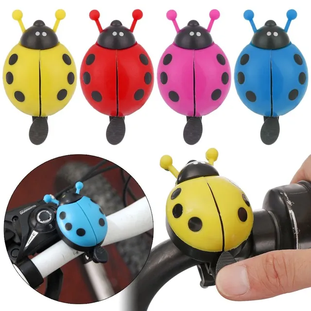 Beautiful bike bell in the shape of a ladybug