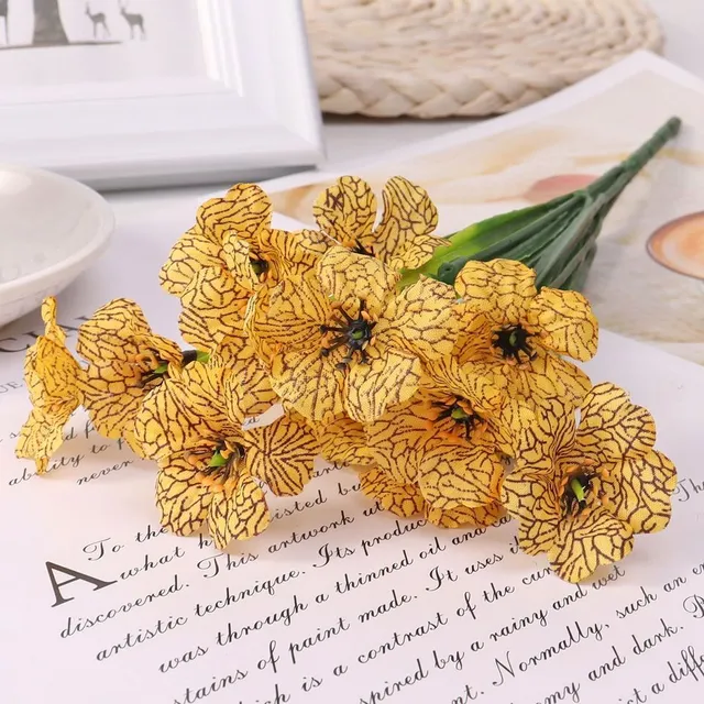 Luxurious flower in realistic design - several variations of species and colors