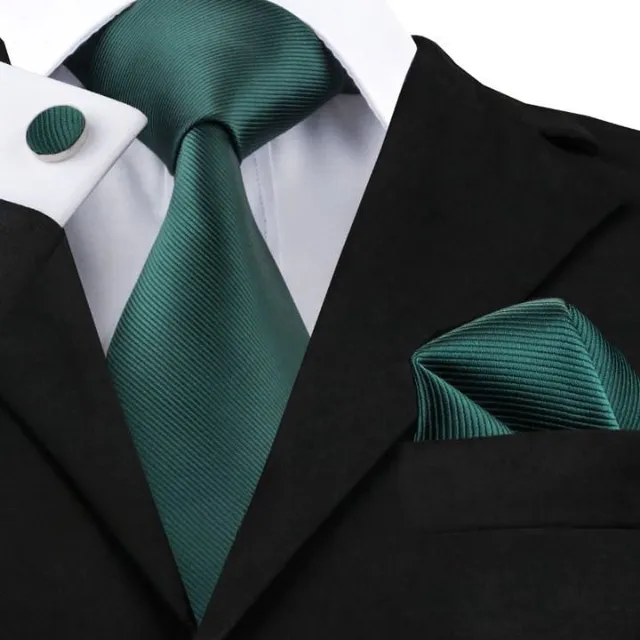 Men's luxury business set | Tie, Handkerchief, Cufflinks