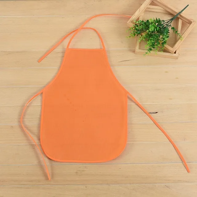 Baby waterproof single color apron Noah