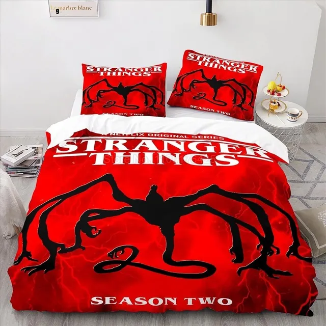 Stylish bed linen with Stranger Things Kelly print