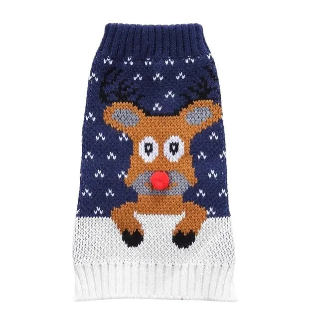 Vánoční svetr pro psy 08 s