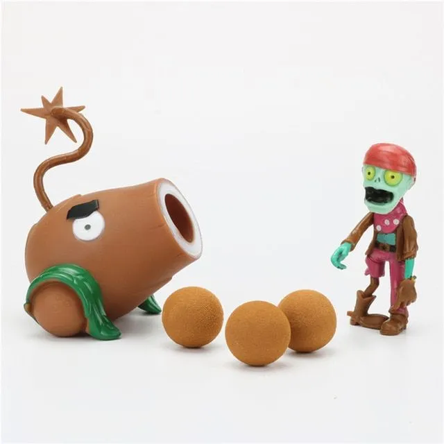 Shooting toy in the form of Plants vs Zombies characters