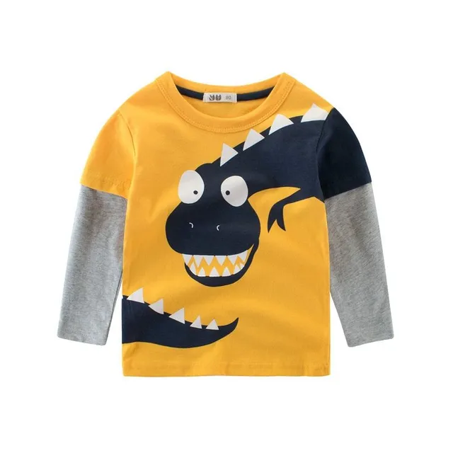 Jungen Baumwoll T-Shirt mit Dinosaurier