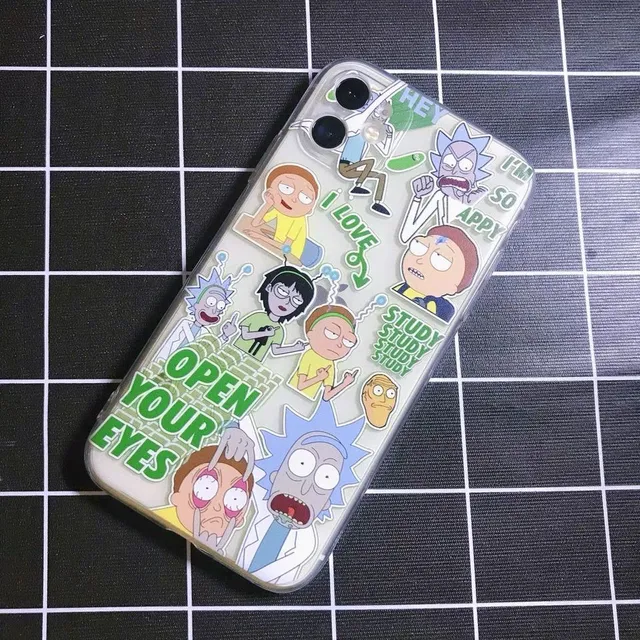 IPhone Cover with Rick and Morty Motif