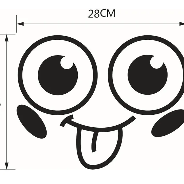 Vtipná koupelnová samolepka - 5 variant