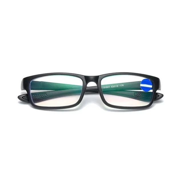 Dioptric glasses against blue light +2,00