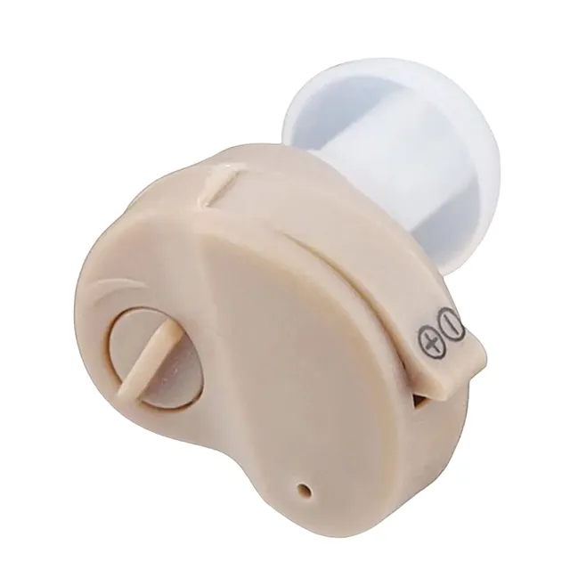 Digital hearing aid Mini portable sound amplifier Wireless hearing aid for people with hearing impairment 2.4 x 1.9 cm