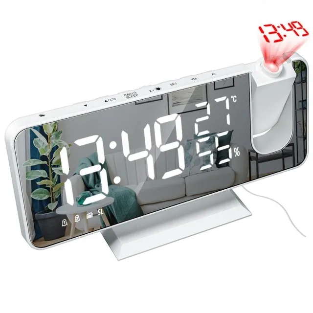 Digital radio alarm clock