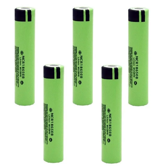 Rechargeable battery 18650 5 pcs P3511