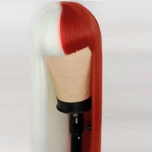 Two-color wig