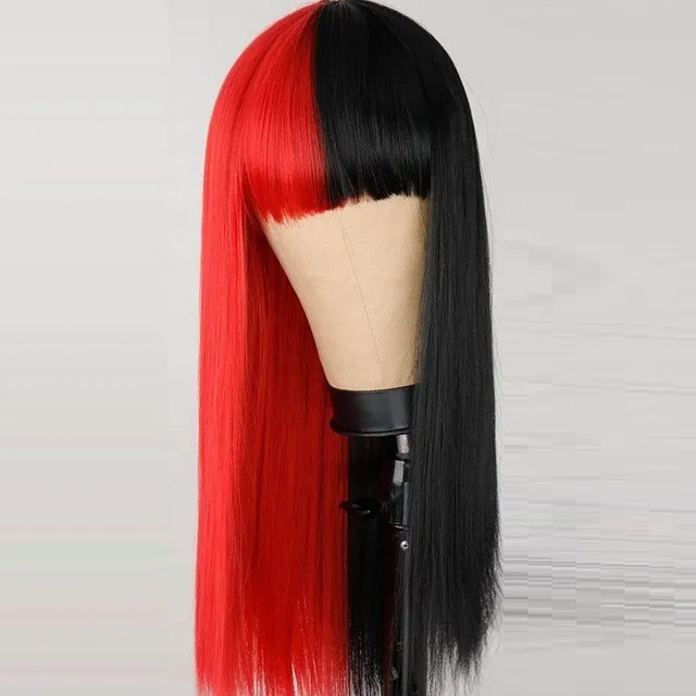 Two-color wig