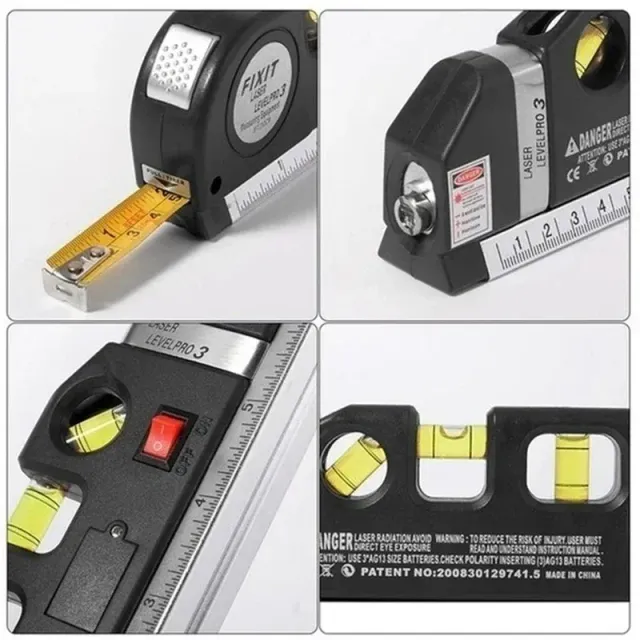 High-precision multi-functional laser levelling device for the household