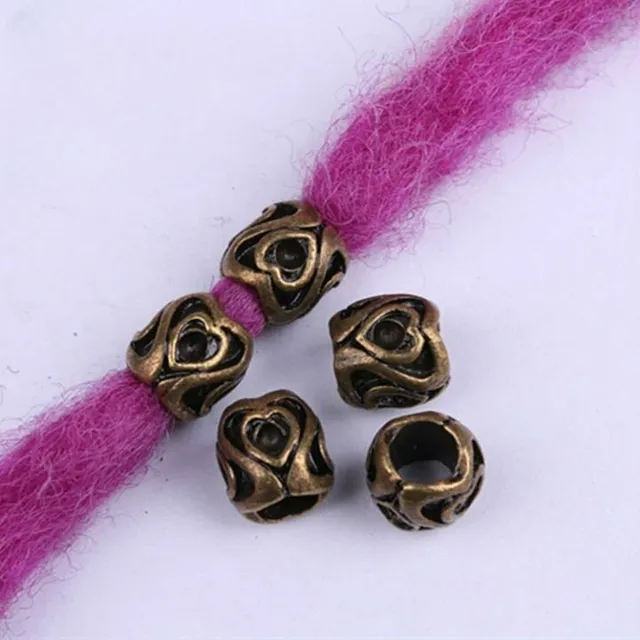 Metal hair rings