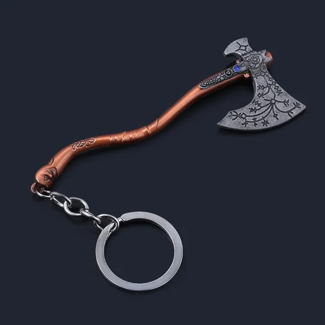 Luxury God of War keychain