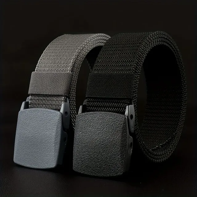 Universal nylon belt without metal buckle for students, youth and active people