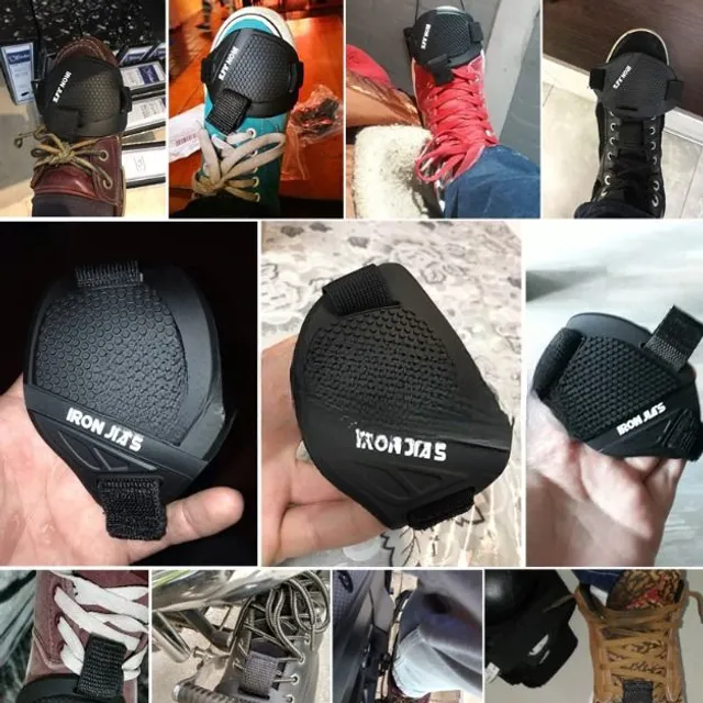 Unisex shoe protector for motorcycle