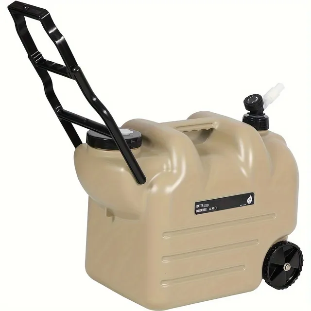 Water tank with wheels and suspension handle - 28L