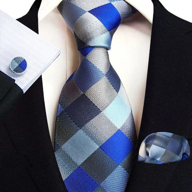 Férfi stílusú szett | Nyakkendő, zsebkendő