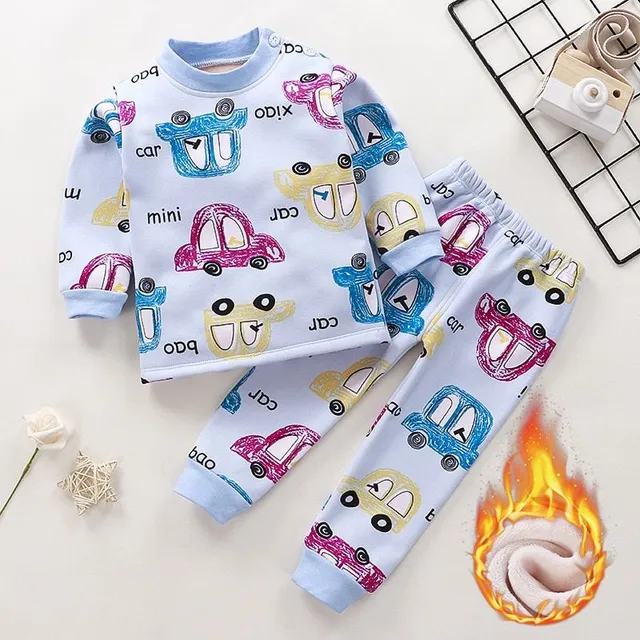 Children's cute pajamas for cold nights