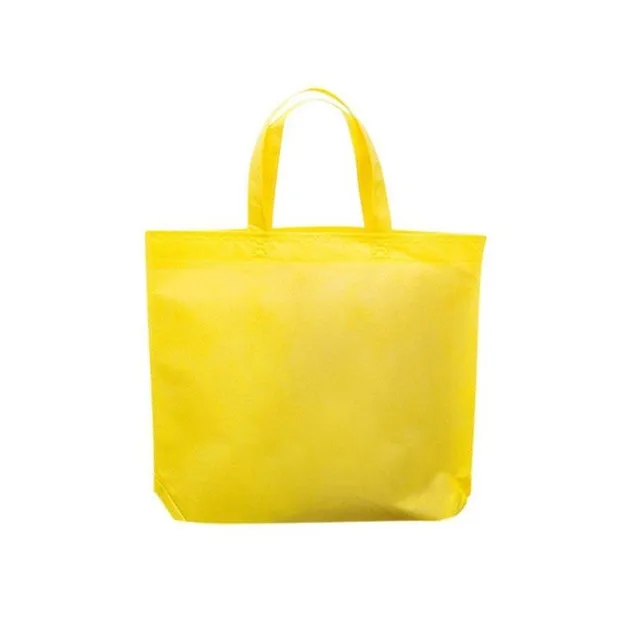 Handy single color shopping bag without printing made of durable material Lew