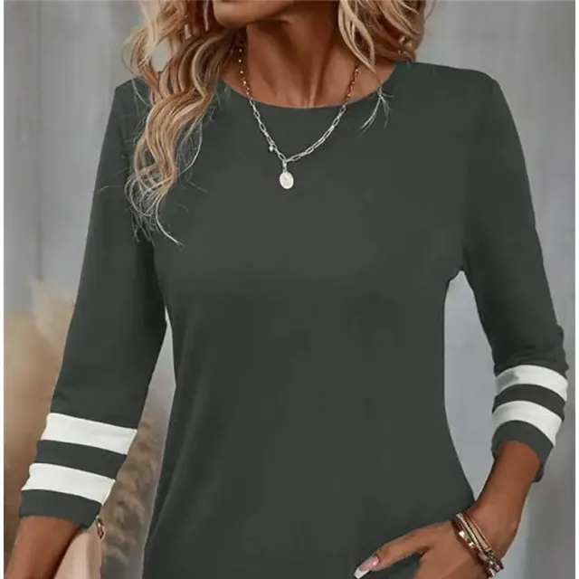 T-shirts with long sleeve for women, Slim Fit