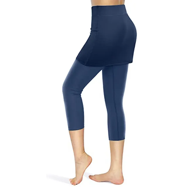Fustă pantalon 3/4 pentru femei Jogging Stretch