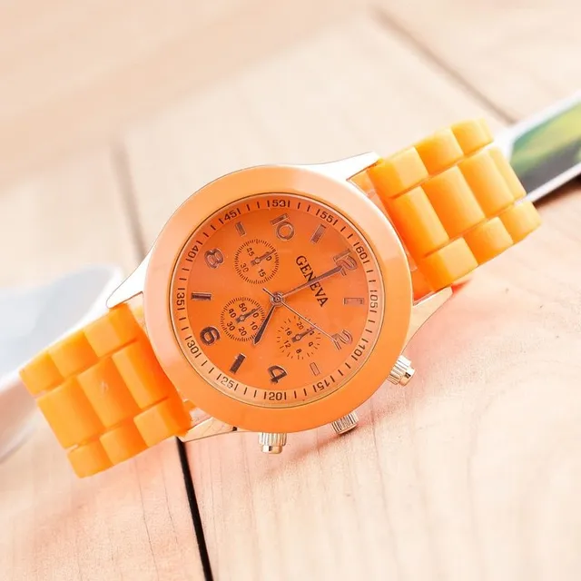 Silicone wristwatch