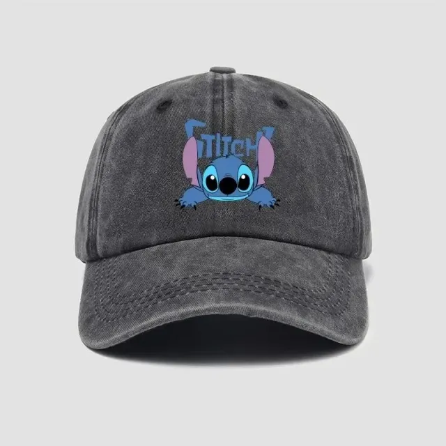 Căciulă trendy unisex pentru copii cu motivul personajului preferat Stitch