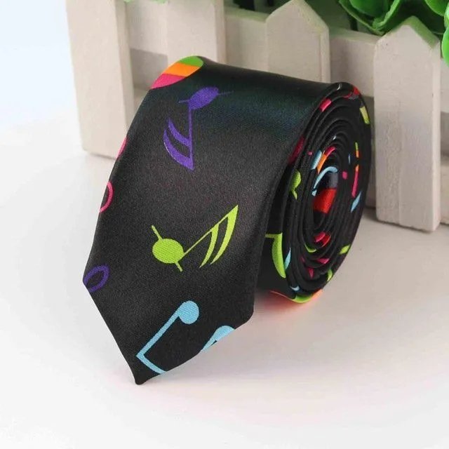 Men's ties with funny patterns