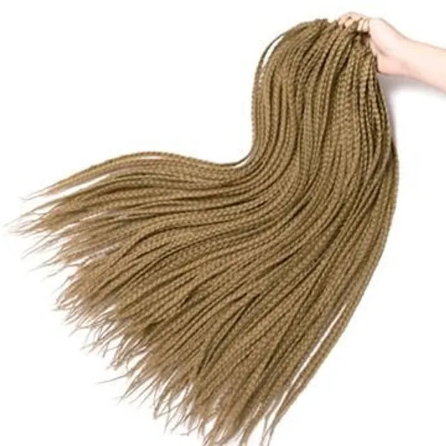Braided canekalon braids for hair extensions