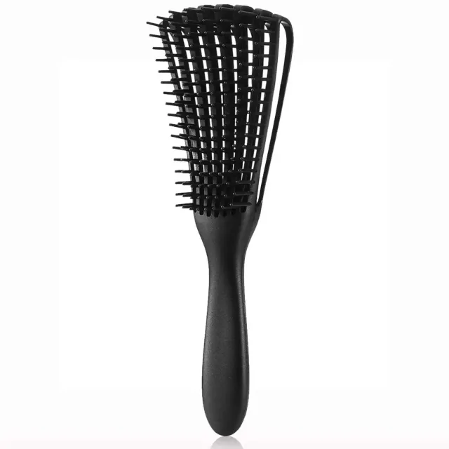 Brosse démêlante avec massage du cuir chevelu pour cheveux bouclés