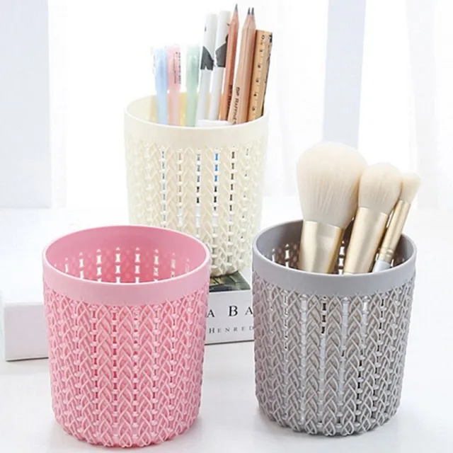 Plastic organiser for pencils, cosmetics or brushes