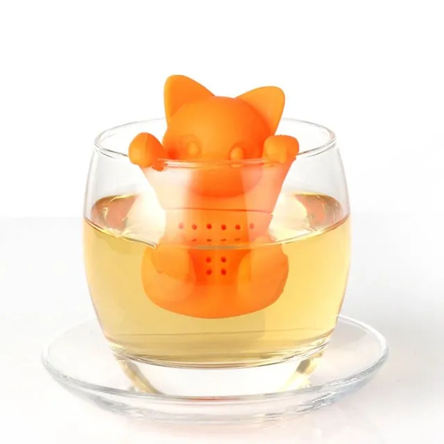 Silicone tea bag in the shape of animals - various types
