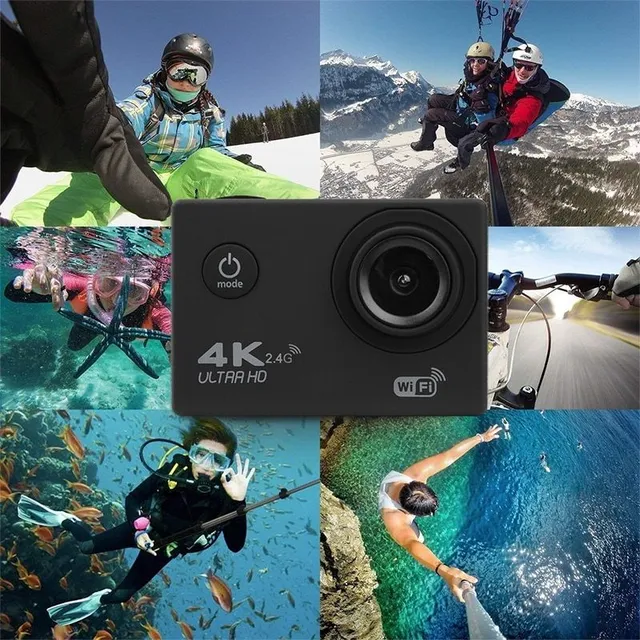 Camera Ultra HD rezistentă la apă cu telecomandă
