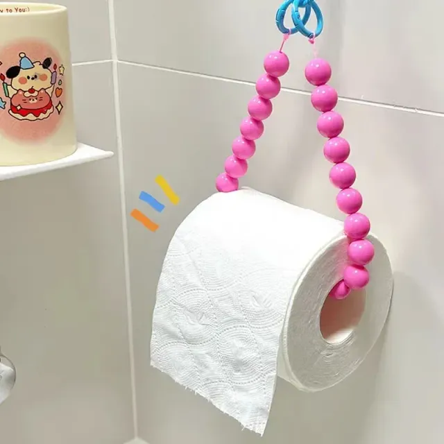Modern toilet paper holder - design extravagant balls, several color variants