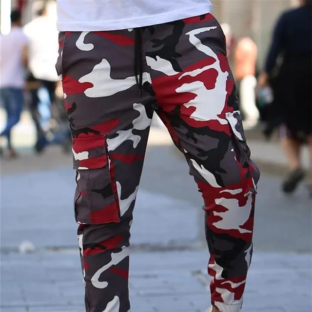 Pantalons jogger camouflage tendance pour homme Henry