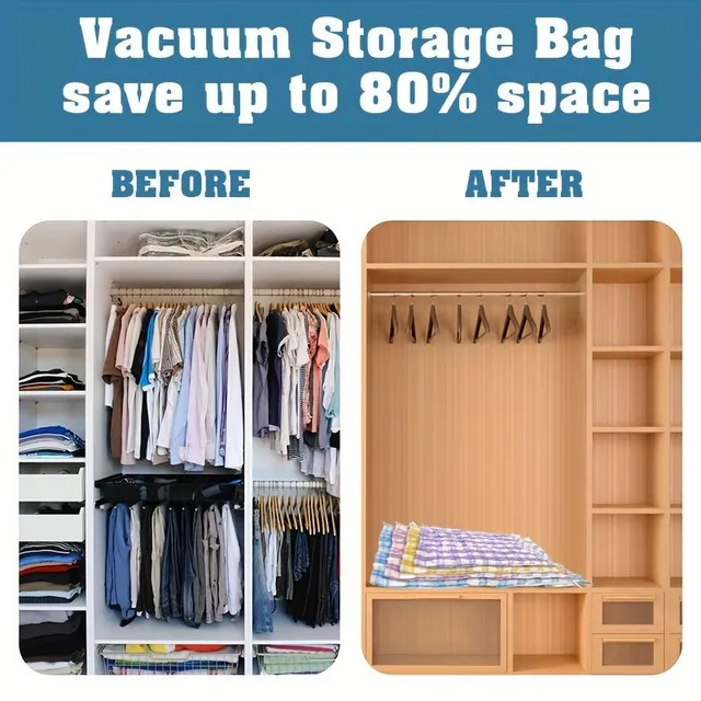 20pcs/set Vacuum storage compression bags with pump