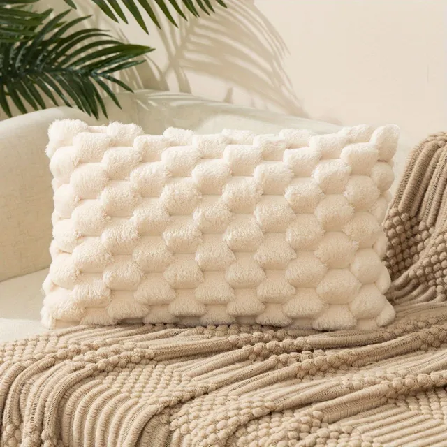 Square pillow cover with zipper and one-sided printing, flat decoration