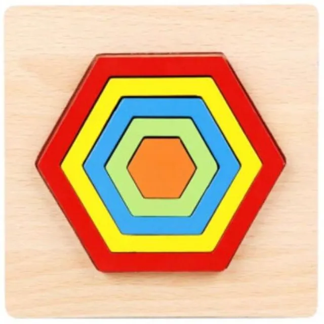 Children's wooden puzzles - various types