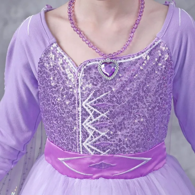 Robe de princesse Elsa pour fille du film Frozen 2