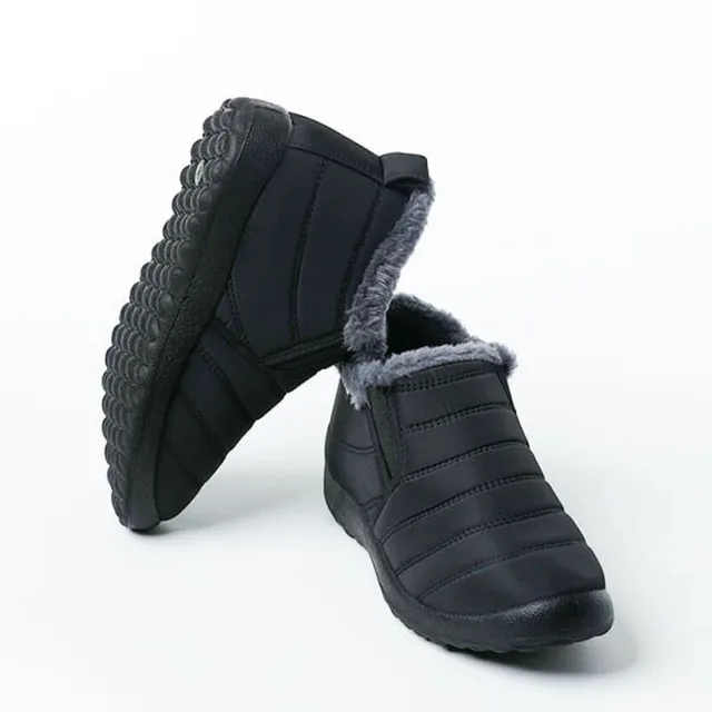 Unisex módní zimní kotníkové boty s plyšem uvnitř