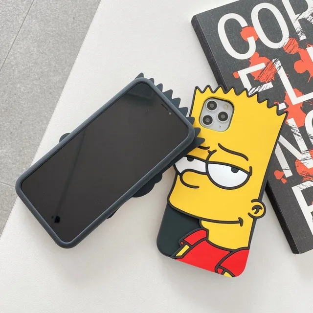 Husă de protecție pentru iPhone cu design Simpsoni