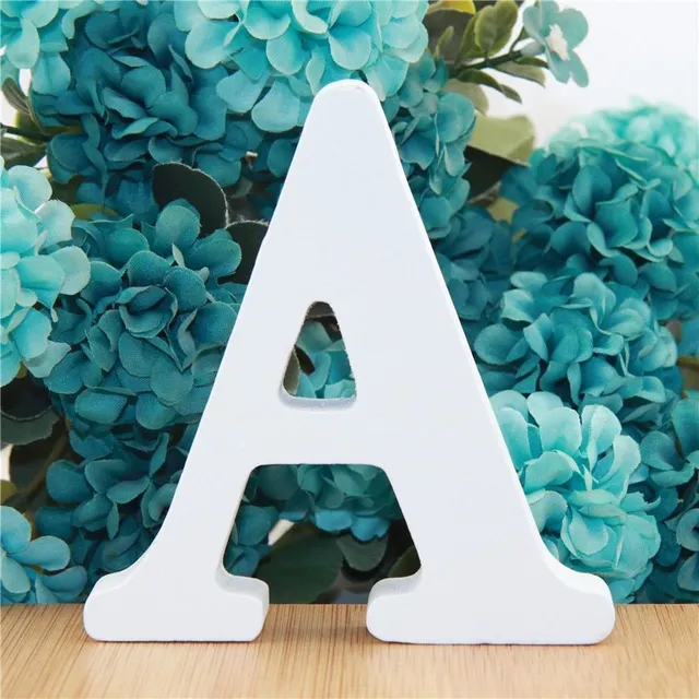 Stylish wooden letter suitable as a decoration or for making - the whole alphabet Eustachy