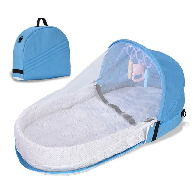 Travel cot in a bag