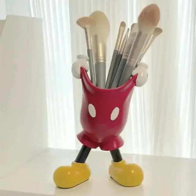 Suport stilat în formă de pantaloni Mickey Mouse pentru periuța de dinți sau alte produse cosmetice